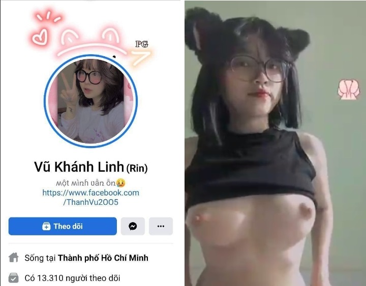 Clip Vũ Khánh Linh khám phá cặc giả mới
