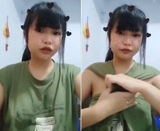 Trà My làm tình mãnh liệt trên giường bị đánh vào mông
